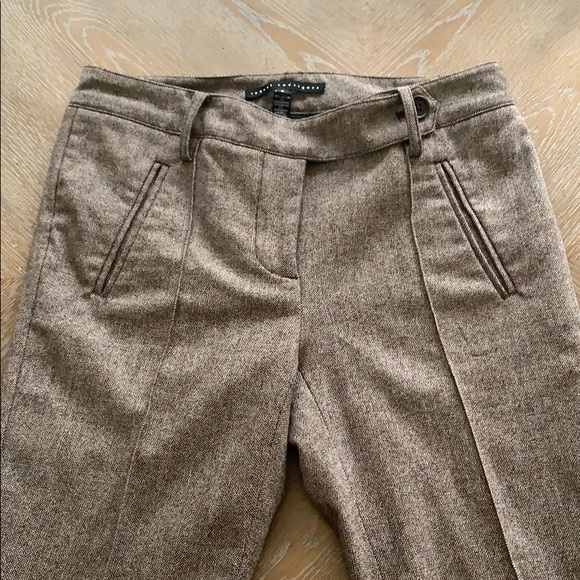 ROBERT RODRIGUEZ Mid-Rise Herringbone Wool Pants 6 - Picture 6 of 10